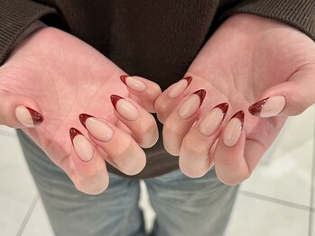 プラス ファースト(Plus 1st)/フレンチネイル♪by kobayashi