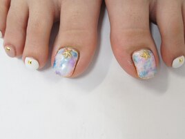 タイダイ柄フット6600円