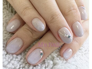 エムズネイル(M's Nail.)/ベース入りグラデーション