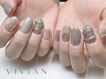 ヴィヴィアン ネイル(Vivian nail)/ニュアンス アート 3D