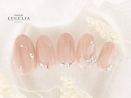 #ブライダルネイル キラキラ