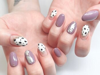 ダルメシアンネイル