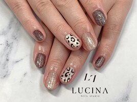 c-426 大人上品レオパードネイル