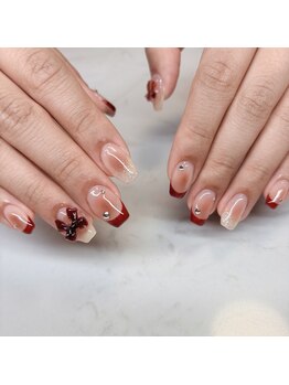 エンズネイル(O’s nail)/バレンタインネイル