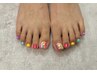 【FOOT】オフ無料★持ち込みデザインネイル