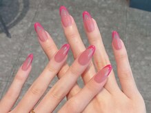 センスネイル 池袋店(Sense Nail)/フレンチ/シンプルミラー