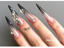ロングネイル×ミラーマグネット