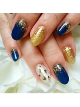 コーラル(CORAL)/クリスマスネイル