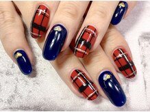 ネイルサロン ビューティーマジック 川口店/チェックネイル