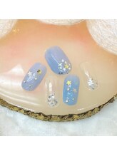 ベリー(berry)/定額¥5500 お星様ネイル