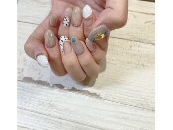 ネイルアンドまつ毛エクステ ルーナ イオン多摩平の森店/パーツやアート☆