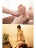【身体疲れ集中、足裏スッキリ】足裏30分＋部分｢温石整体＋200円｣30分4600円