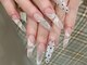 ジェジェネイル(JJ'sNail)の写真/長さ出しでデザインの幅も広がる☆シンプル系～華やか系まで♪美フォルムを成形！長さ、形ご相談ください！