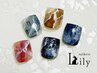 【フット】夏季限定♪親指２本大理石アート＋ワンカラー　￥7980！