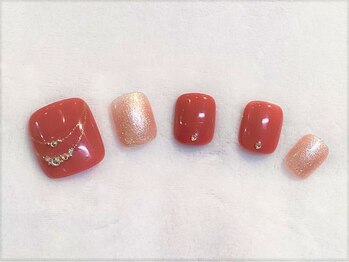 オングレース 大丸 心斎橋店/【フット】爪を削らないジェル