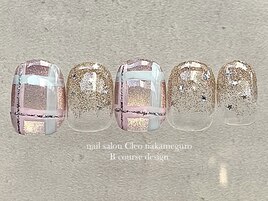 【3月】インクチェックネイル