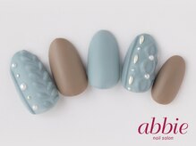 ネイルサロンアビー 北千住店(abbie)/ニットネイル　￥15015