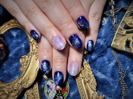 夜空ネイル♪