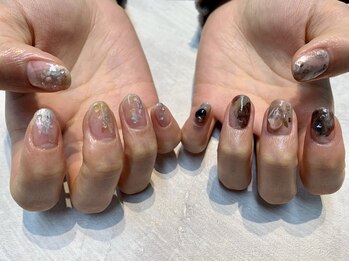 アトリエイチマルサン(アトリエ103)/ニュアンスネイル×ハンド