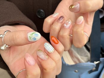 エヌズネイル 三鷹駅前北口店(n’s nail)/春ネイル