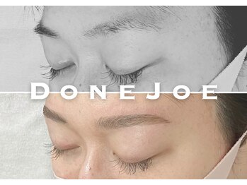 ダンジョウ(DoneJoe)/眉毛ビフォーアフター
