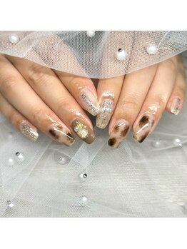 ニュアンスレオパードデザイン