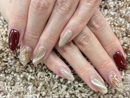 ○秋新作35番☆マグネットネイル