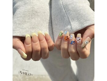 ネイルサロン マルコ(nail salon MARCO)/アシメデザイン