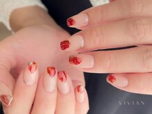 ヴィヴィアン ネイル(Vivian nail)/インク　アート　