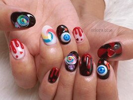 ハロウィンネイル