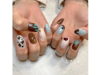 ふきよせ/チョコレートネイル