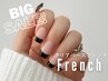 【初回オフ無料】指先美人クリアベースフレンチ[ネイル/フィルイン]8,770→