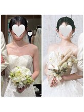 バイオレット/姿勢変化でよりキレイな花嫁へ