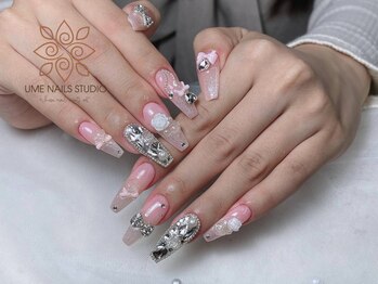 ウメネイルスタジオ(UME NAIL STUDIO)/長さだしやり放題×つけ放題