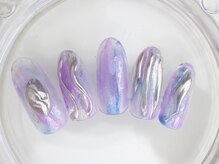 ネイルサロン あかねいろ/紫陽花　ニュアンスネイル
