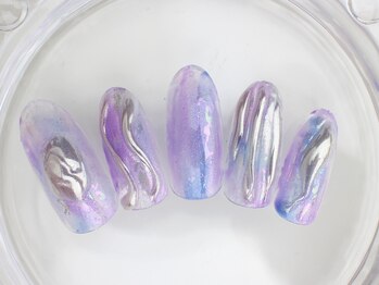 ネイルサロン あかねいろ/紫陽花 ニュアンスネイル