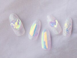 ぷっくり☆ハートネイル