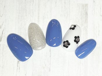 アルセア 上野御徒町店(Alcea)/フラワー ブルー ワンカラー