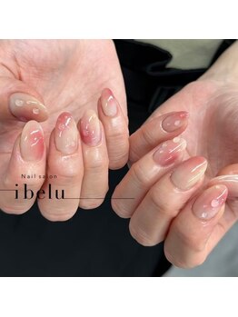 イベル 京橋店(ibelu)/桃ネイル