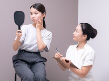 小顔矯正と姿勢矯正と骨盤矯正が評判の女性専門整体院 福井高木中央店/施術前カウンセリング