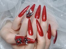 ルル 新宿店(Lulu’s)/チップ長さ出し持ち込みデザイン