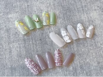 リーチェ ネイルズ(Riche Nails)の写真/《阪神芦屋駅徒歩4分》ケアメニュー＆綺麗めデザインが魅力◇ゆったり寛いでネイルが楽しめる空間をご提供*