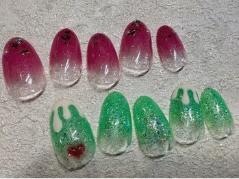ティ-エヌ 元町店の写真/毎月変わる選べるデザイン☆いつでも【グラデーション￥2200/ワンカラー￥2750】圧巻のコスパで満足度◎