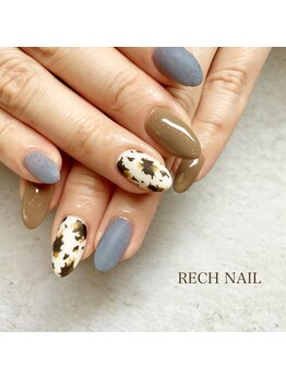 レッシュネイル サロンアンドスクール(RECH NAIL salon&school)/cow☆★