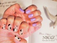 ニコプラス(NICO+)/自爪育成(アニマル柄)