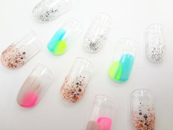ネイルサロン クイール 小山店(NAIL SALON QUILL)/塗りかけアート