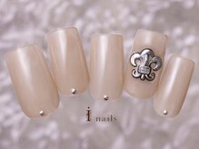 アイネイルズ 町田店(I nails)/ベージュワンポイント7480円
