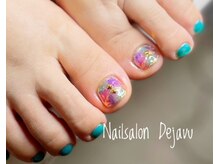 デジャヴ(Dejavu)/フットネイルお持ち込みデザイン