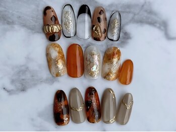 アリュール(Allure)の写真/【季節に合ったネイル☆.*】オフィス映え×季節感を両立♪学生さん~OLさんまで幅広く人気です!