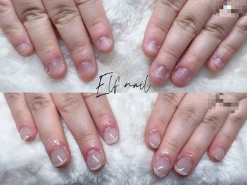 エルフネイル(Elf nail)の写真/噛み爪・深爪OK。自爪風ナチュラルな美しい仕上がり